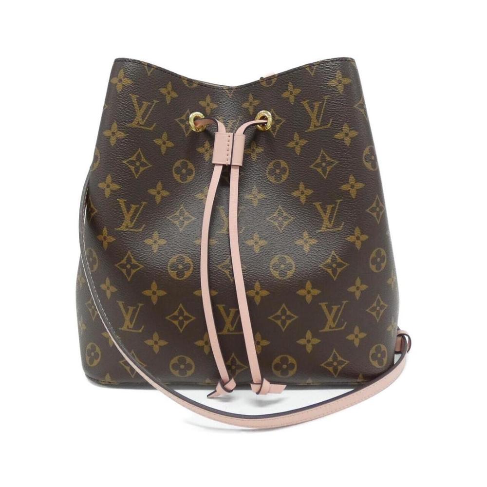 Louis Vuitton Monogram Neo Noe Shoulder Bag - Marron/Rose Poudre/Gold